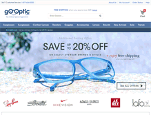 Tablet Screenshot of discount-sunglasses.go-optic.com