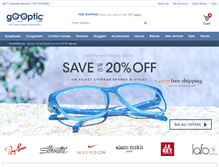 Tablet Screenshot of geek-eyewear-eyeglasses.go-optic.com