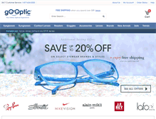 Tablet Screenshot of discount-designer-sunglasses.go-optic.com