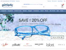 Tablet Screenshot of bebe-glasses.go-optic.com