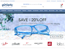 Tablet Screenshot of discount-glasses.go-optic.com