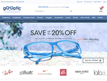 Tablet Screenshot of luxottica-glasses.go-optic.com