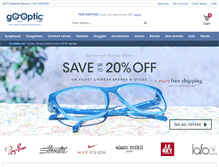 Tablet Screenshot of discount-prada-eyeglasses.go-optic.com