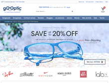 Tablet Screenshot of glasses.go-optic.com