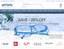 Tablet Screenshot of oxydo-glasses.go-optic.com
