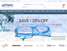 Tablet Screenshot of cazal-glasses.go-optic.com
