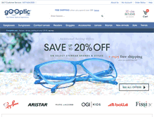 Tablet Screenshot of eyewear.go-optic.com